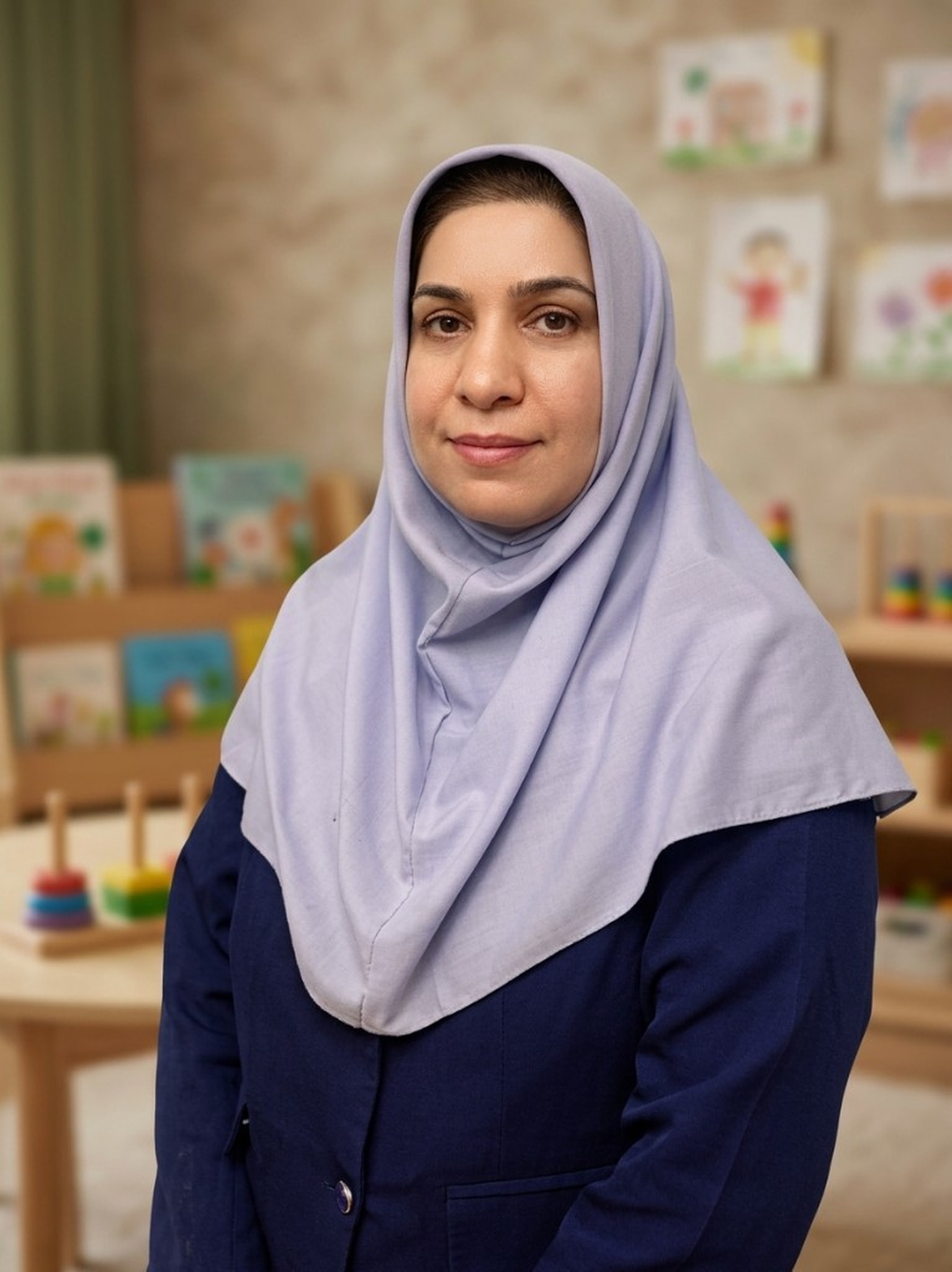 پرتره مریم جعفری، مربی پیش‌دبستانی مهدکودک مهرگل