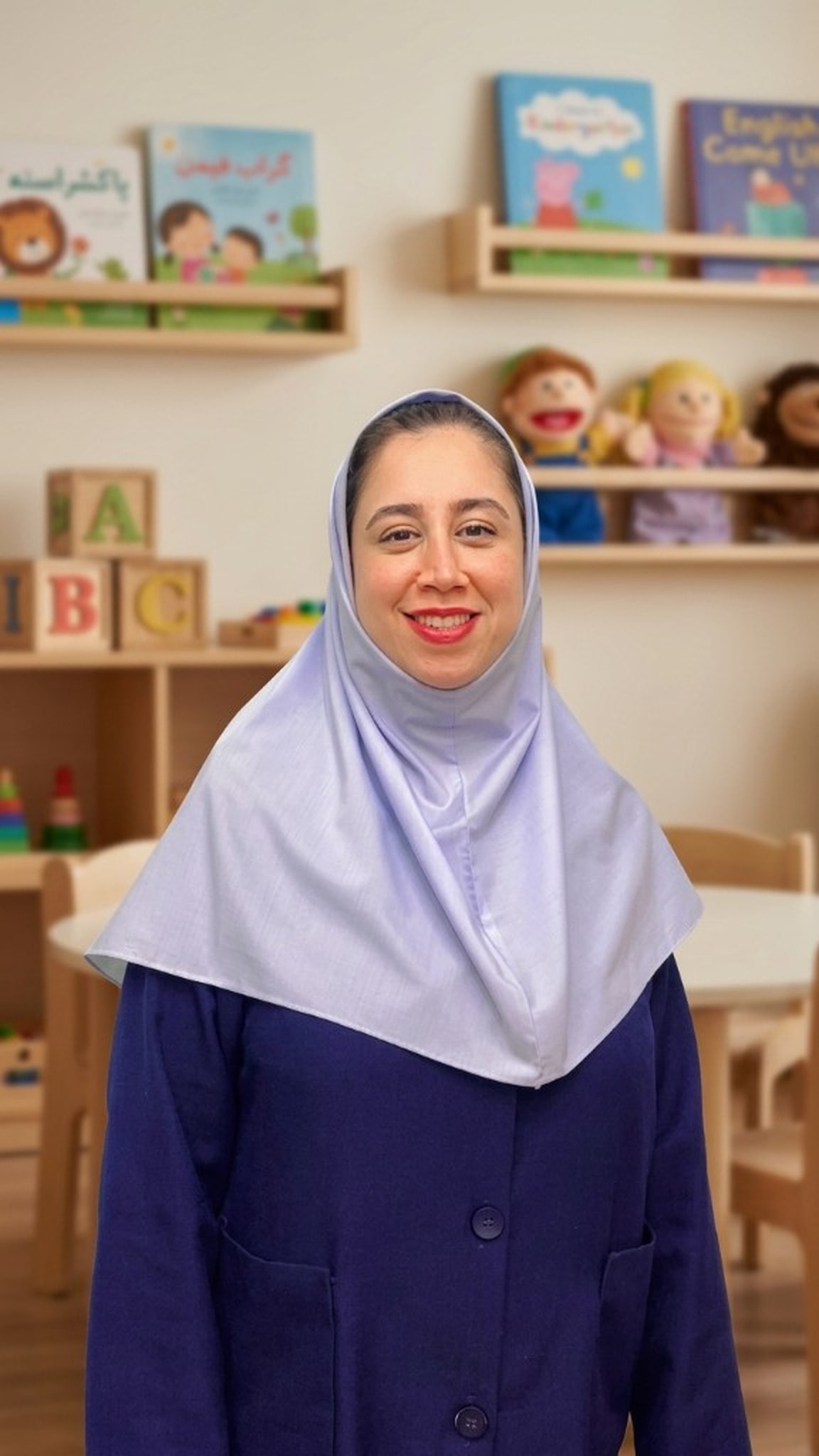 پرتره سمیرا قندی، مربی گروه نوپا مهدکودک مهرگل