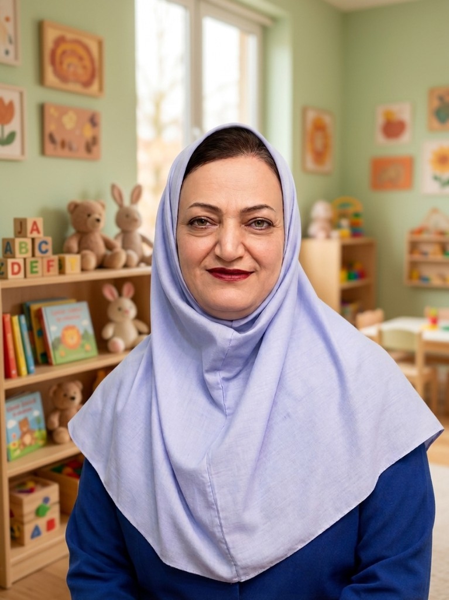 پرتره سارا کابوسی، مربی هنر و موسیقی مهدکودک مهرگل